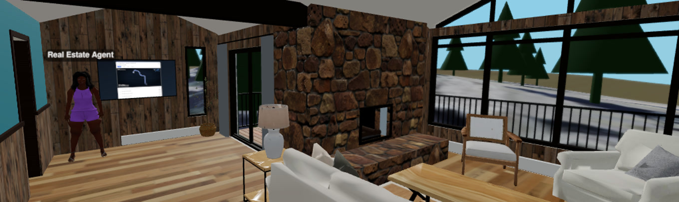 Great room, Modern Farmhouse staging